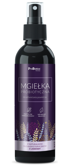 Mgiełka probiotyczna do odświeżania powietrza - lawendowa Mgiełka probiotyczna do odświeżania powietrza - lawendowa