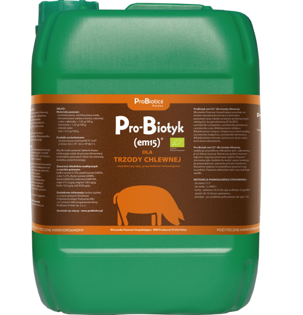 Pro-Biotyk (em15) dla trzody chlewnej - 10L Pro-Biotyk (em15) dla trzody chlewnej - 10L